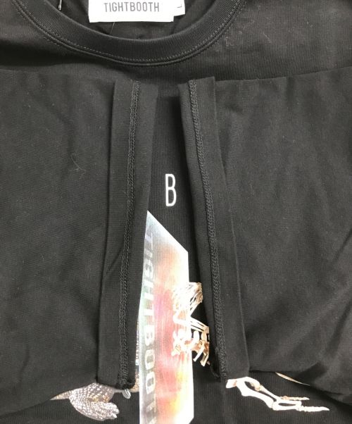 TIGHTBOOTH PRODUCTION（タイトブースプロダクション）TIGHTBOOTH PRODUCTION (タイトブースプロダクション) INITIALIZE T-SHIRT ブラック サイズ:Lの古着・服飾アイテム