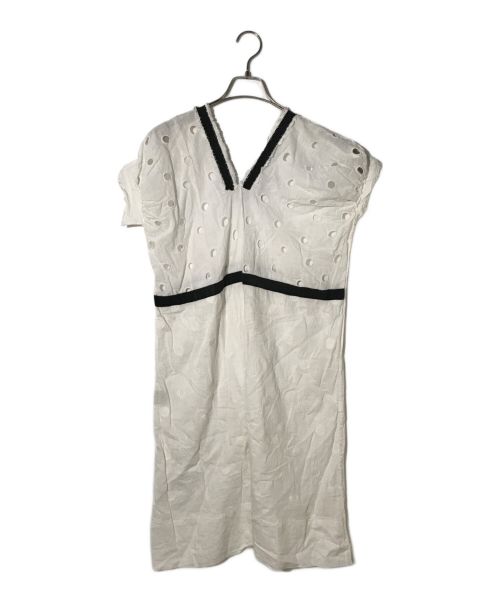 mina perhonen（ミナ ペルホネン）mina perhonen (ミナ ペルホネン) ワンピース ホワイト サイズ:1の古着・服飾アイテム