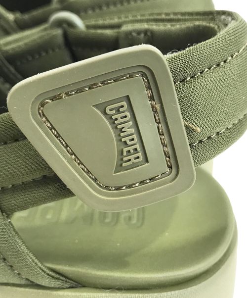 CAMPER（カンペール）CAMPER (カンペール) プラットフォームサンダル グリーン サイズ:表記なしの古着・服飾アイテム