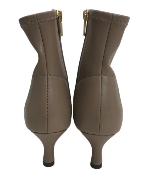 Le Talon（ル タロン）Le Talon (ル タロン) サイドジップブーツ ベージュ サイズ:Mの古着・服飾アイテム