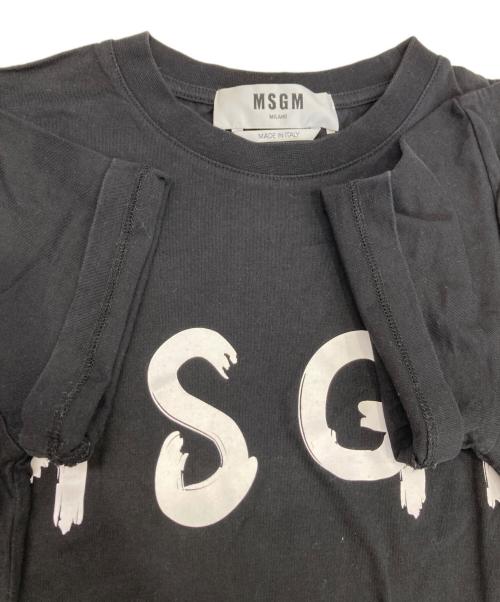 MSGM（エムエスジーエム）MSGM (エムエスジーエム) Tシャツ ブラック サイズ:Sの古着・服飾アイテム