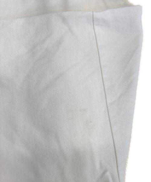 ENFOLD（エンフォルド）ENFOLD (エンフォルド) シルケット天竺 フレアヘムTシャツ ホワイト サイズ:38の古着・服飾アイテム