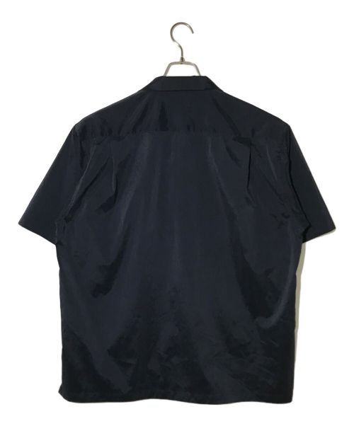 yoshio kubo（ヨシオクボ）yoshio kubo (ヨシオクボ) LASER LEAF S/S SHIRTS ネイビー サイズ:3の古着・服飾アイテム