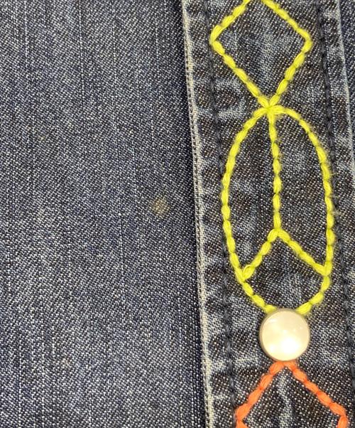 HOUSTON（ヒューストン）HOUSTON (ヒューストン) 半袖シャツ インディゴ サイズ:Lの古着・服飾アイテム