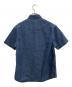 HOUSTON (ヒューストン) 半袖シャツ インディゴ サイズ:L：3980円