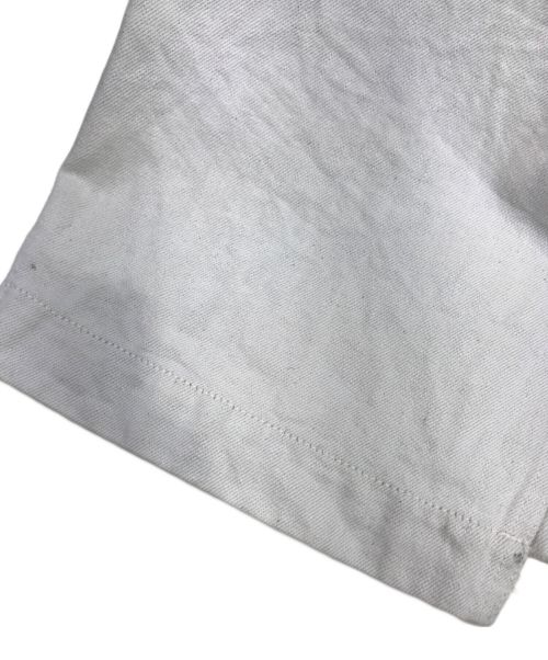 INSCRIRE（アンスクリア）INSCRIRE (アンスクリア) ワイドデニムスカート ホワイト サイズ:38の古着・服飾アイテム