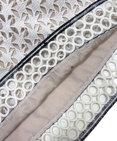 Diagram（ダイアグラム）Diagram (ダイアグラム) スターモチーフレースワンピース ホワイト サイズ:36の古着・服飾アイテム