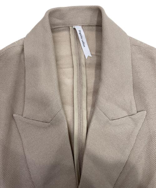 Dignite collier（ディニテ コリエ）Dignite collier (ディニテ コリエ) メッシュWジャケット ベージュ サイズ:Fの古着・服飾アイテム