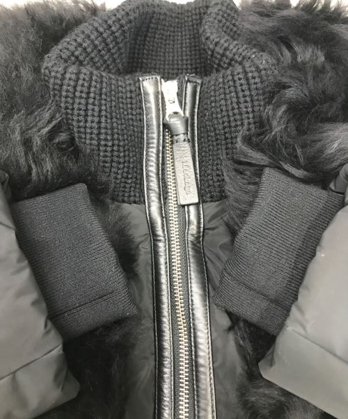 mackage（マッカージュ）mackage (マッカージュ) ファーダウンコート ブラック サイズ:Mの古着・服飾アイテム