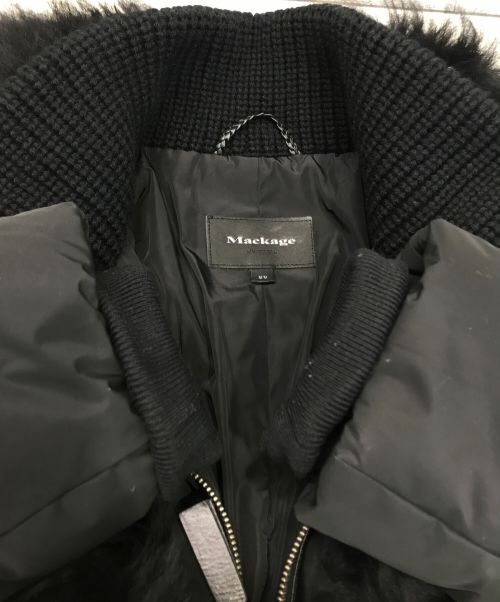 mackage（マッカージュ）mackage (マッカージュ) ファーダウンコート ブラック サイズ:Mの古着・服飾アイテム