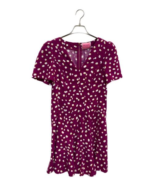 Kate Spade（ケイトスペード）Kate Spade (ケイトスペード) ワンピース パープルの古着・服飾アイテム