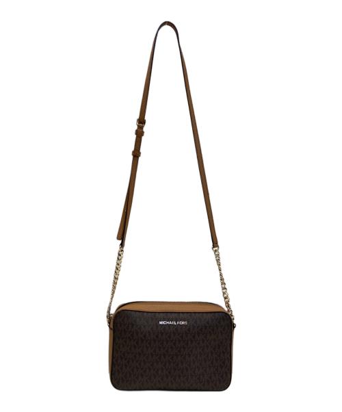 MICHAEL KORS（マイケル・コース）MICHAEL KORS (マイケルコース) ショルダーバッグ ブラウンの古着・服飾アイテム