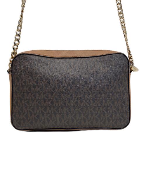 MICHAEL KORS（マイケル・コース）MICHAEL KORS (マイケルコース) ショルダーバッグ ブラウンの古着・服飾アイテム