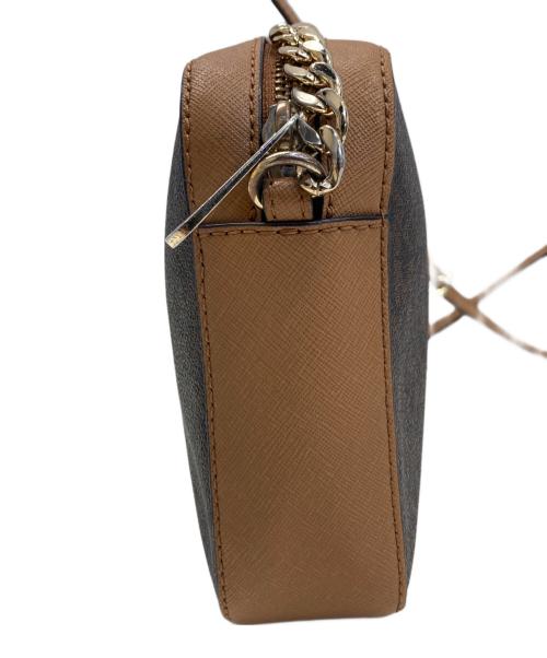 MICHAEL KORS（マイケル・コース）MICHAEL KORS (マイケルコース) ショルダーバッグ ブラウンの古着・服飾アイテム
