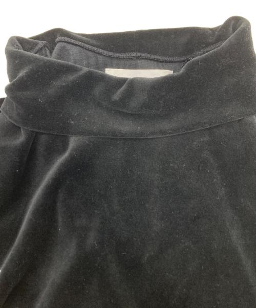 MUVEIL Work（ミュベールワーク）MUVEIL Work (ミュベールワーク) ベロアワンピース ブラック サイズ:36の古着・服飾アイテム