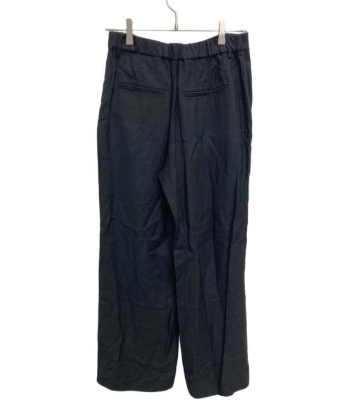 Plage（プラージュ）Plage (プラージュ) washable linen混パンツ ブラック サイズ:38の古着・服飾アイテム