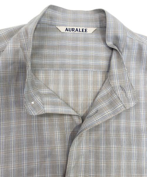 AURALEE（オーラリー）AURALEE (オーラリー) SUPER LIGHT WOOL CHECK MAXI ONE-PIECE グレー サイズ:不明の古着・服飾アイテム