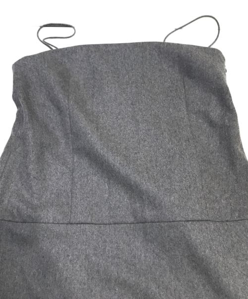 YLEVE（イレーヴ）YLEVE (イレーヴ) WOOL CHAMBRAY FLANNEL OP（ウールシャンブレーフランネルOP） ブラウン サイズ:1の古着・服飾アイテム