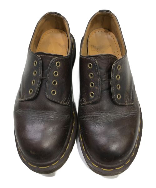 Dr.Martens（ドクターマーチン）Dr.Martens (ドクターマーチン) 4ホールローファー ブラウン サイズ:4の古着・服飾アイテム