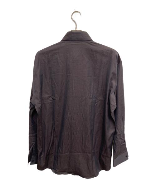 GIANNI VERSACE（ジャンニ・ヴェルサーチ）GIANNI VERSACE (ジャンニ・ヴェルサーチ) シャツ ブラウン サイズ:52の古着・服飾アイテム