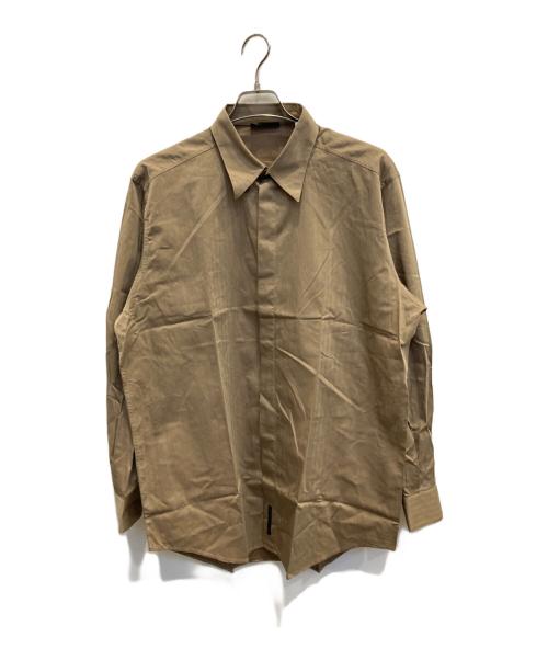 VERSACE CLASSIC（ヴェルサーチクラシック）VERSACE CLASSIC (ヴェルサーチクラシック) ボタンダウンシャツ ブラウン サイズ:42の古着・服飾アイテム