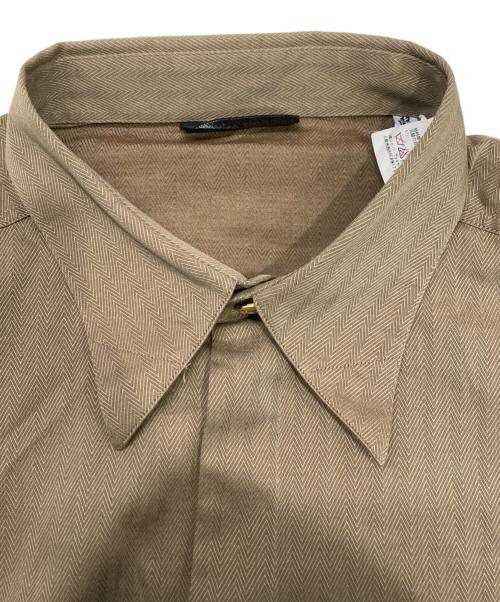 VERSACE CLASSIC（ヴェルサーチクラシック）VERSACE CLASSIC (ヴェルサーチクラシック) ボタンダウンシャツ ブラウン サイズ:42の古着・服飾アイテム