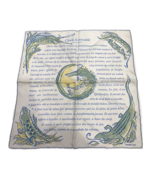 HERMES（エルメス）HERMES (エルメス) スカーフ ホワイトの古着・服飾アイテム