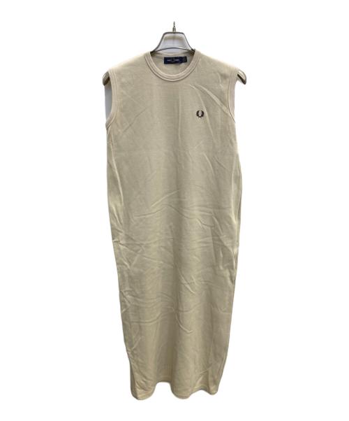FRED PERRY（フレッドペリー）FRED PERRY (フレッドペリー) ノースリーブワンピース ベージュ サイズ:USA6の古着・服飾アイテム