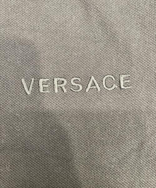 VERSACE（ヴェルサーチェ）VERSACE (ヴェルサーチェ) ポロシャツ ブラック サイズ:Sの古着・服飾アイテム