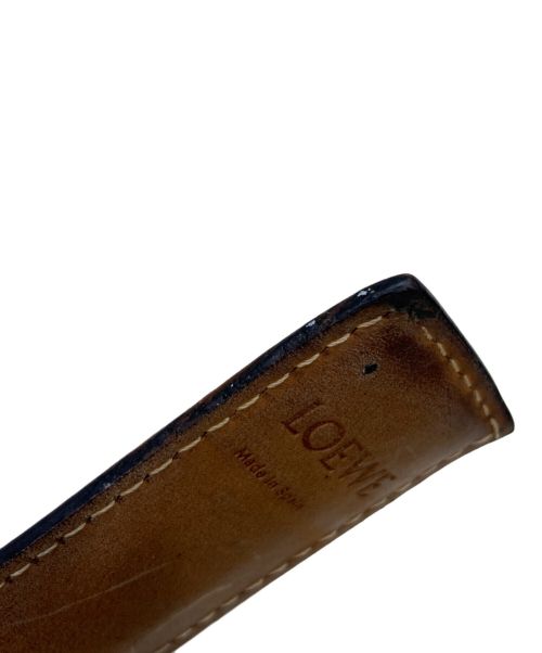 LOEWE（ロエベ）LOEWE (ロエベ) スラップブレスレット ブラウンの古着・服飾アイテム