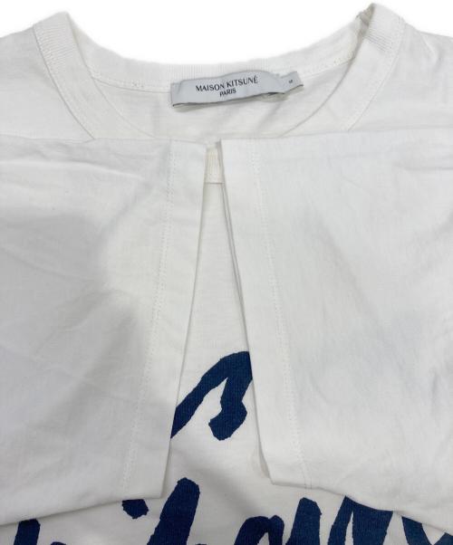 maison kitsune（メゾンキツネ）maison kitsune (メゾンキツネ) プリントTシャツ ホワイト サイズ:Sの古着・服飾アイテム