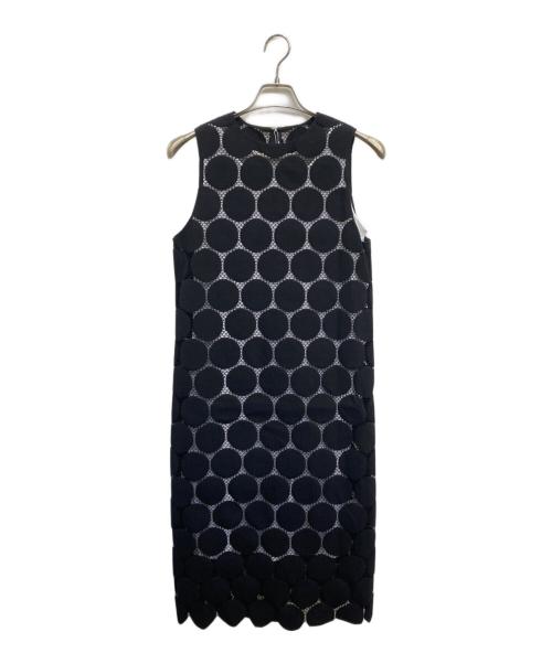 LE CIEL BLEU（ルシェルブルー）LE CIEL BLEU (ルシェルブルー) ノースリーブワンピース ブラック サイズ:36 未使用品の古着・服飾アイテム