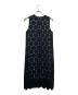 LE CIEL BLEU (ルシェルブルー) ノースリーブワンピース ブラック サイズ:36 未使用品：5000円