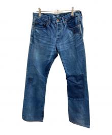 Paul Smith RED EAR（ポールスミス レッドイヤー）の古着「リペア加工デニムパンツ」｜インディゴ