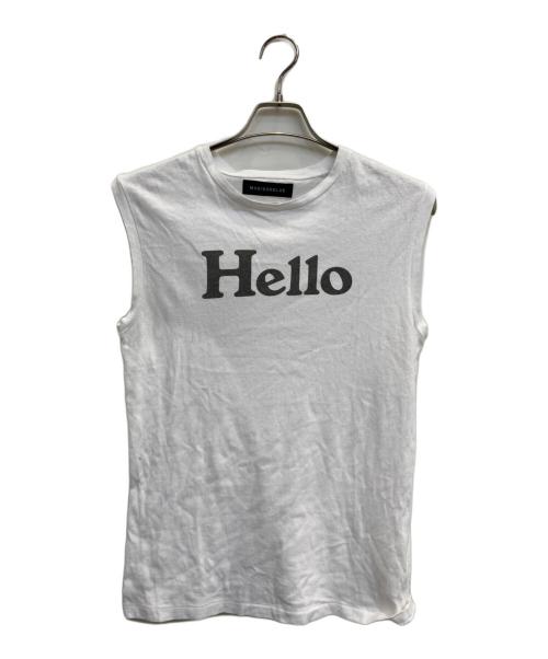 MADISON BLUE（マディソンブルー）MADISON BLUE (マディソンブルー) ノースリーブカットソー ホワイト サイズ:00(XS)の古着・服飾アイテム