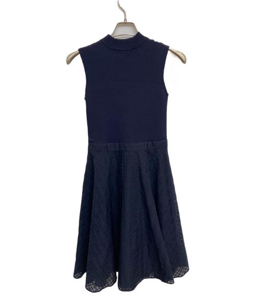 BLUE LABEL CRESTBRIDGE（ブルーレーベルクレストブリッジ）BLUE LABEL CRESTBRIDGE (ブルーレーベルクレストブリッジ) ワンピース ネイビー サイズ:38の古着・服飾アイテム