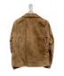 A LEATHER (ア レザー) ダブルライダースジャケット ブラウン サイズ:52：30000円