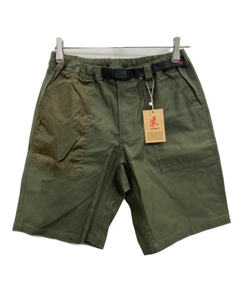GRAMICCI（グラミチ）GRAMICCI (グラミチ) BRIEFING (ブリーフィング) BEAMS (ビームス) ハーフパンツ グリーン サイズ:M 未使用品の古着・服飾アイテム