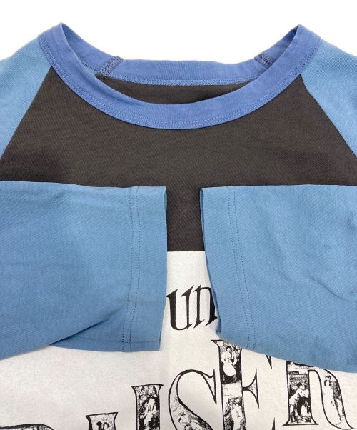 MADISON BLUE（マディソンブルー）MADISON BLUE (マディソンブルー) RAGLAN SLEEVE TEE-WHITE ネイビー サイズ:1の古着・服飾アイテム