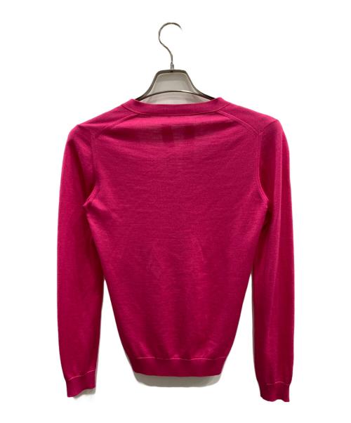 N°21（ヌメロヴェントゥーノ）N°21 (ヌメロヴェントゥーロ) カーディガン ショッキングピンク サイズ:38の古着・服飾アイテム