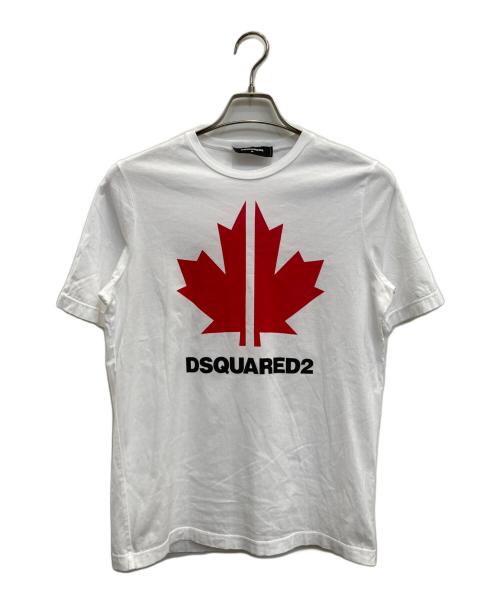 DSQUARED2（ディースクエアード）DSQUARED2 (ディースクエアード) Tシャツ ホワイト サイズ:Mの古着・服飾アイテム