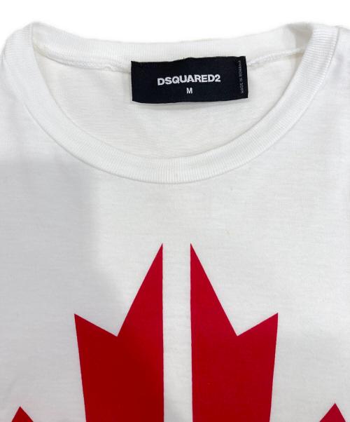 DSQUARED2（ディースクエアード）DSQUARED2 (ディースクエアード) Tシャツ ホワイト サイズ:Mの古着・服飾アイテム