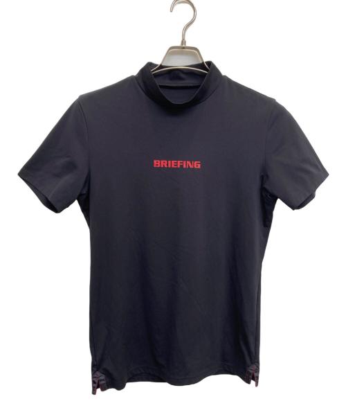 BRIEFING（ブリーフィング）BRIEFING (ブリーフィング) ハイネックカットソー ブラック サイズ:Sの古着・服飾アイテム