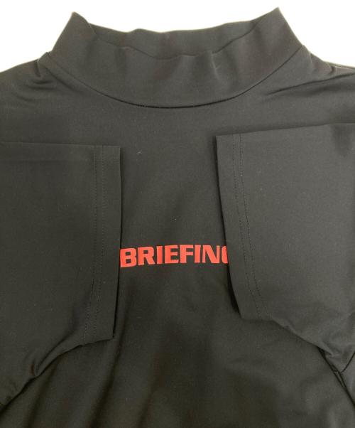 BRIEFING（ブリーフィング）BRIEFING (ブリーフィング) ハイネックカットソー ブラック サイズ:Sの古着・服飾アイテム
