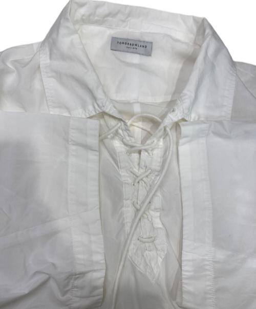 TOMORROW LAND（トゥモローランド）TOMORROW LAND (トゥモローランド) 半袖シャツ ホワイト サイズ:Lの古着・服飾アイテム