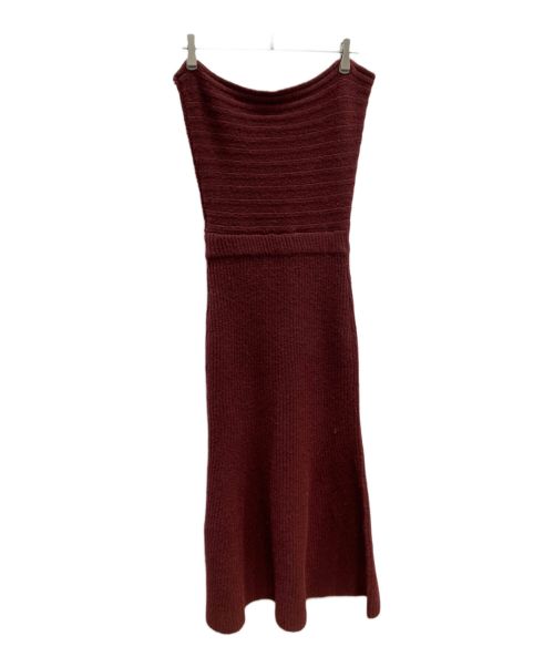 MICHIXSLY（ミチカケルスライ）MICHIXSLY (MICHIXSLY) MICHIXSLY OFF SHOULDER 2P ブラウン サイズ:FREEの古着・服飾アイテム