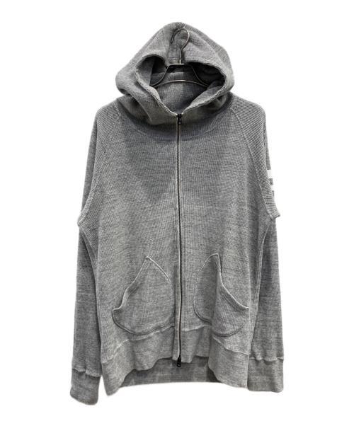 MOMOTARO JEANS（桃太郎ジーンズ）MOMOTARO JEANS (桃太郎ジーンズ) サーマルパーカー グレー サイズ:XLの古着・服飾アイテム