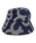 MARC JACOBS (マークジェイコブス) モノグラムバケットハット インディゴ：6000円