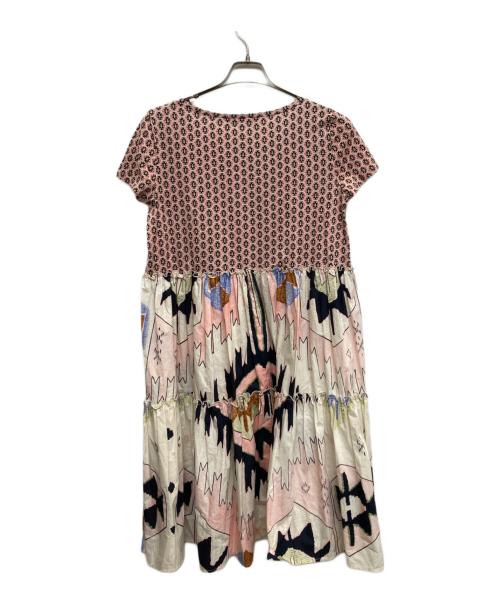 WEEKEND Max Mara（ウィークエンド マックスマーラ）Weekend Max Mara (ウィークエンド マックスマーラ) 総柄ワンピース ピンク サイズ:Sの古着・服飾アイテム