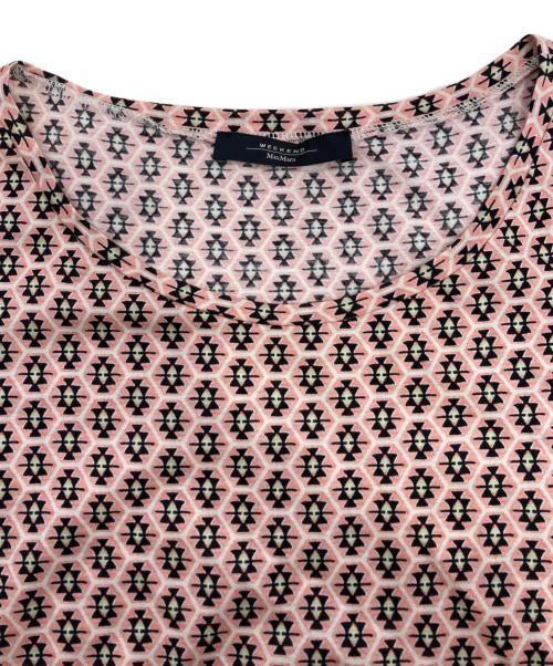 WEEKEND Max Mara（ウィークエンド マックスマーラ）Weekend Max Mara (ウィークエンド マックスマーラ) 総柄ワンピース ピンク サイズ:Sの古着・服飾アイテム